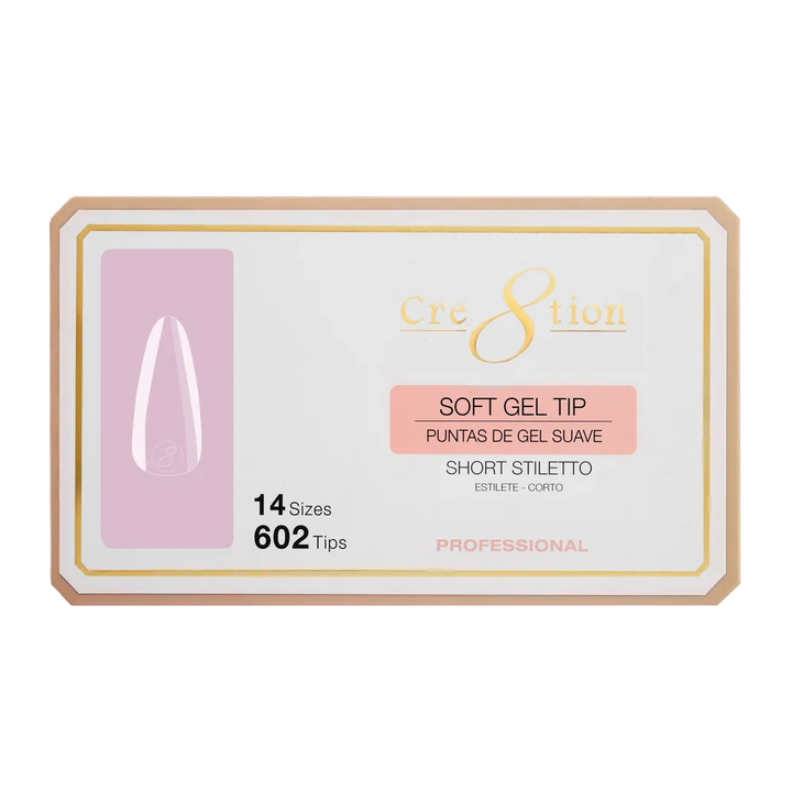 Cre8tion Soft Tips 14 Sizes - Stiletto