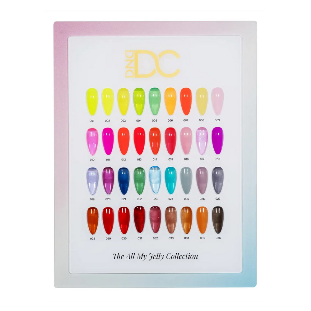 DND DC JELLY GEL - ALL MY JELLY COLLECTION (36 Colors) - Gel Polish (view 2)