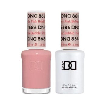 DND DUO GEL MATCHING COLOR 8686 (3456) Pink Bubble