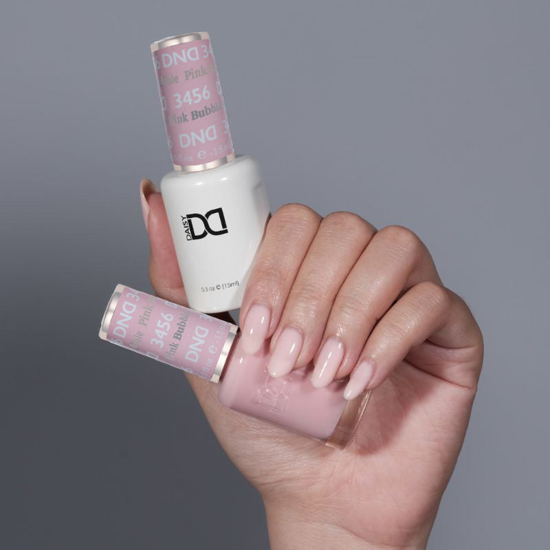 DND DUO GEL MATCHING COLOR 8686 (3456) Pink Bubble