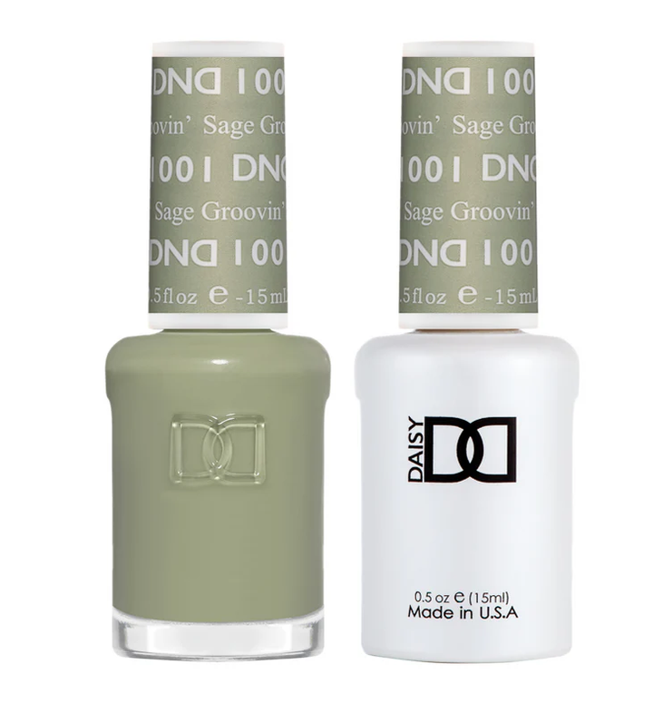 DND DUO GEL MATCHING COLOR 1001 Sage Groovin