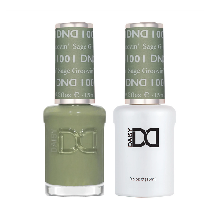 DND DUO GEL MATCHING COLOR 1001 Sage Groovin