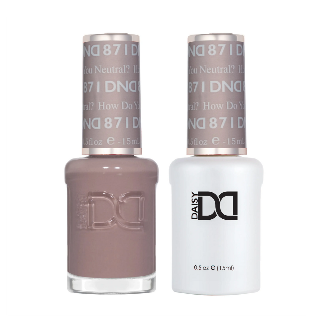DND DUO GEL MATCHING COLOR (801-899)