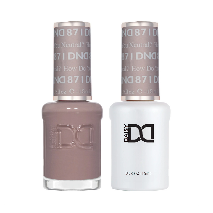 DND DUO GEL MATCHING COLOR (801-899)