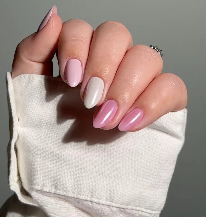 DND Chrome Powder 1g - White Pearl