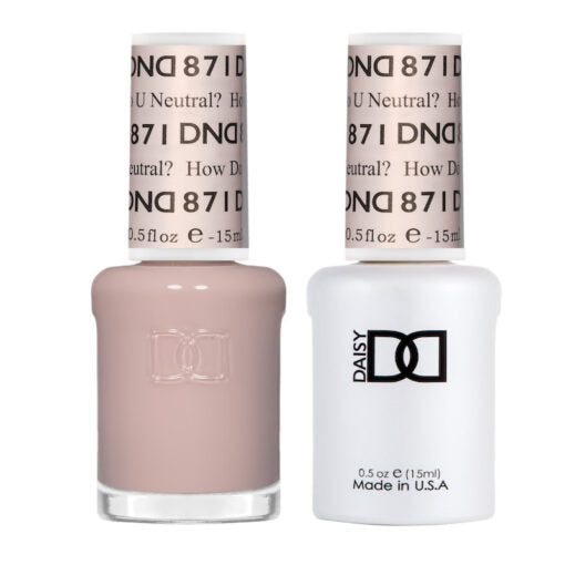 DND DUO GEL MATCHING COLOR (801-899)