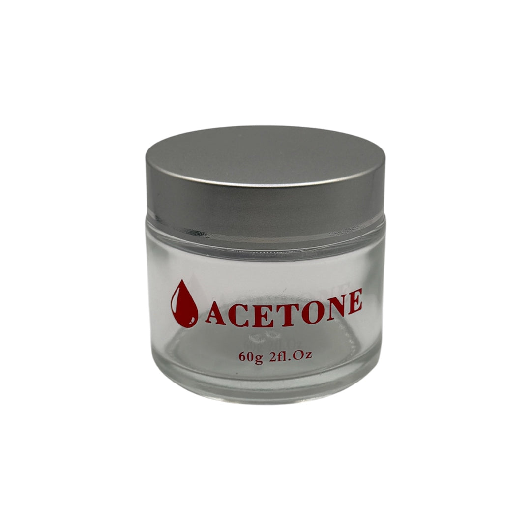 Empty Glass Jar 60g - Acetone