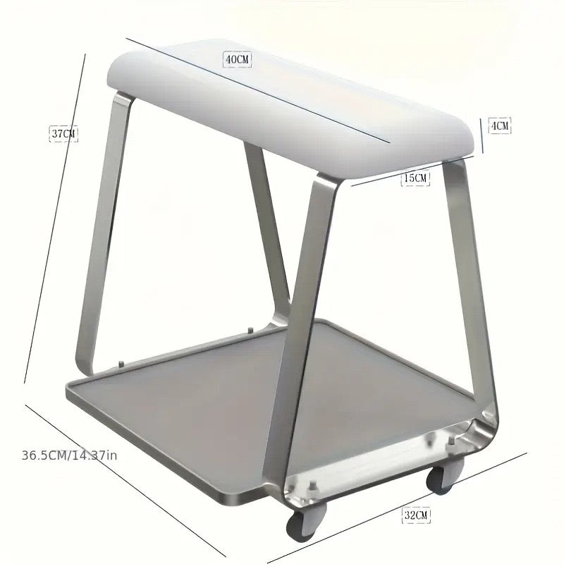 F3 Pedicure Stool - Black