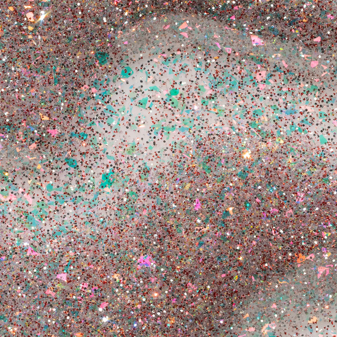 Aprés Flash Glitter Astral Gel Couleur FG05 D.O.B. - glitter close-up