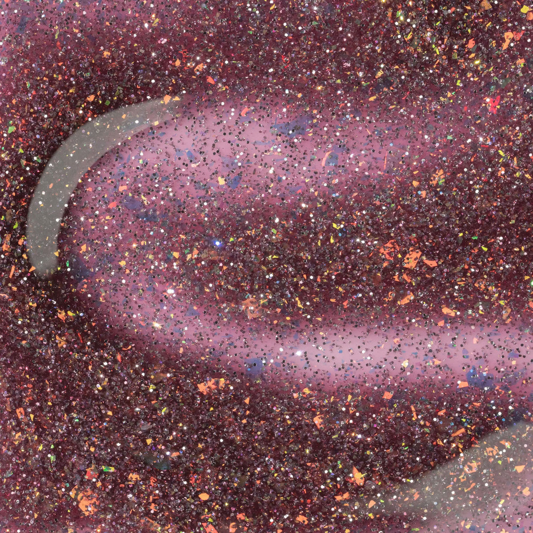Aprés Flash Glitter Astral Gel Couleur FG08 Sitting Pretty - glitter close-up