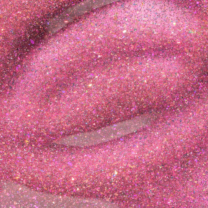 Aprés Flash Glitter Astral Gel Couleur FG10 Kama Or Karma - glitter close-up