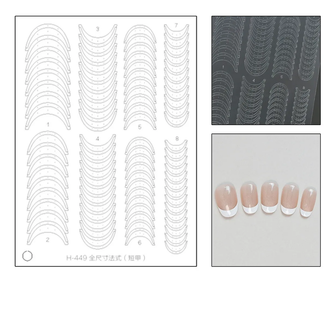 French Nail Art Sticker - H449