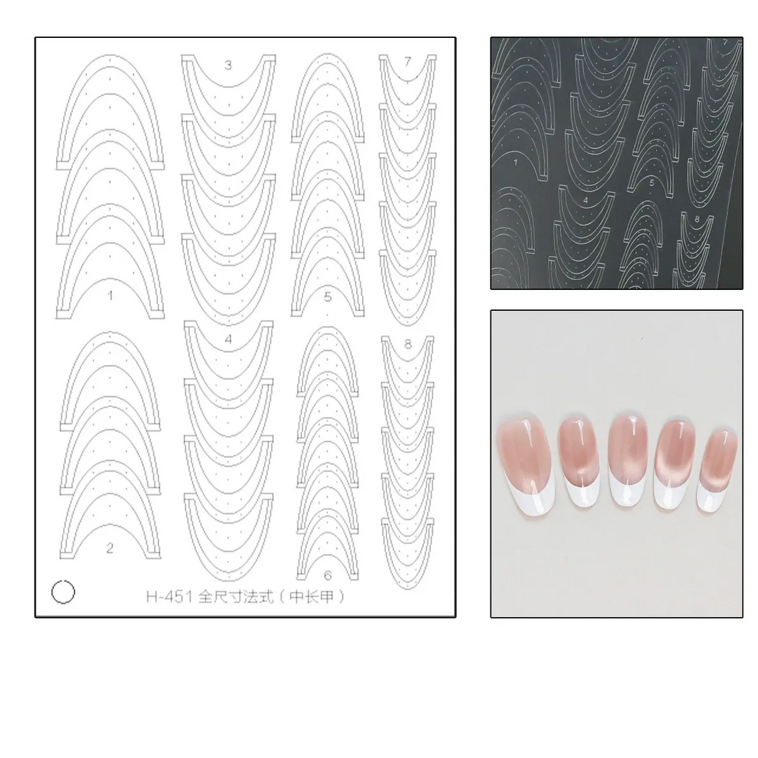 French Nail Art Sticker - H451