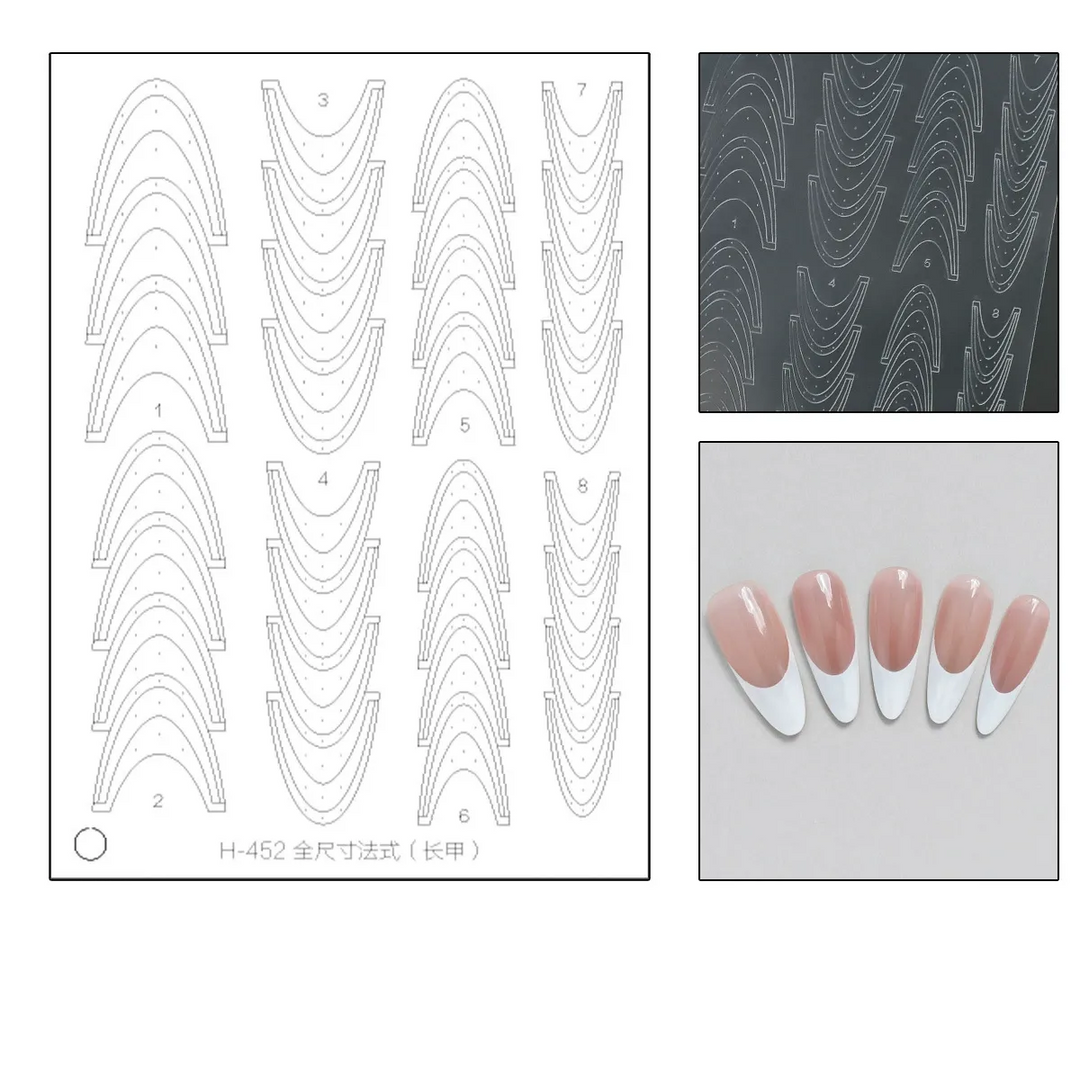 French Nail Art Sticker - H452