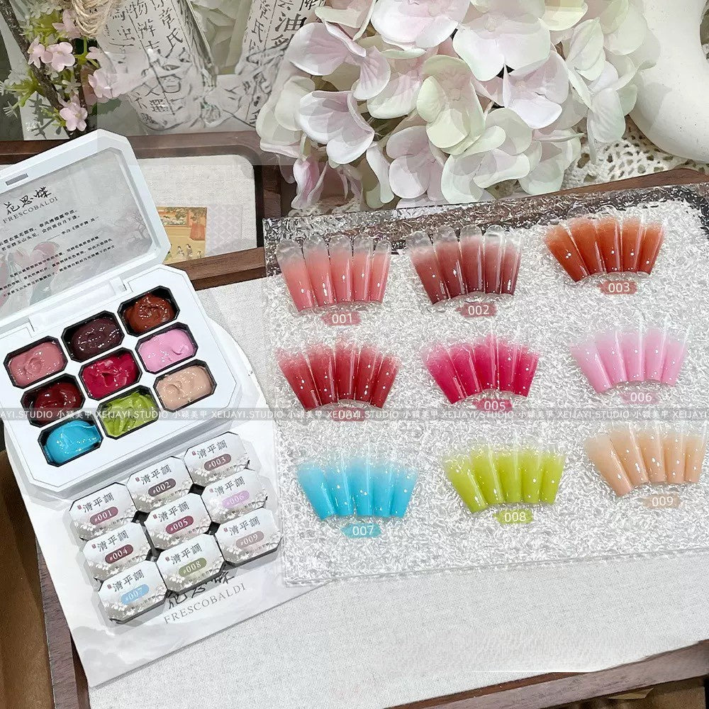 Frescobaldi Pating Gel 9 Colors Set - A – M1 Nail & Beauty Supply