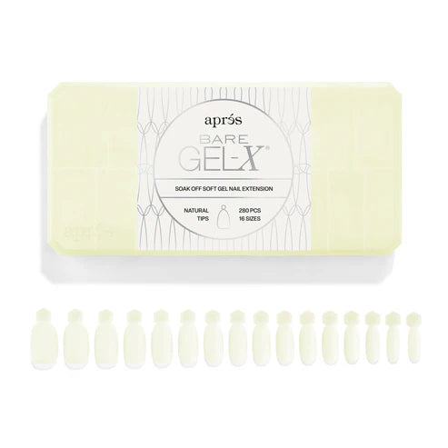 Hộp Đầu Móng Mềm GEL-X® Tự Nhiên Bare - Cỡ Nhỏ (280 cái)