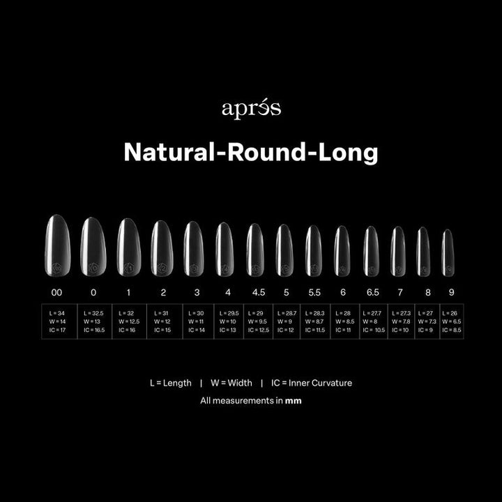 GEL-X® Natural Round Long Box of Tips - Mini (280pcs)