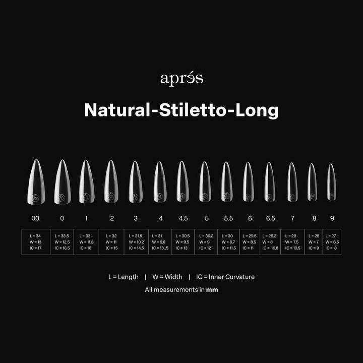 GEL-X® Natural Stiletto Long Box of Tips - Mini (280pcs)