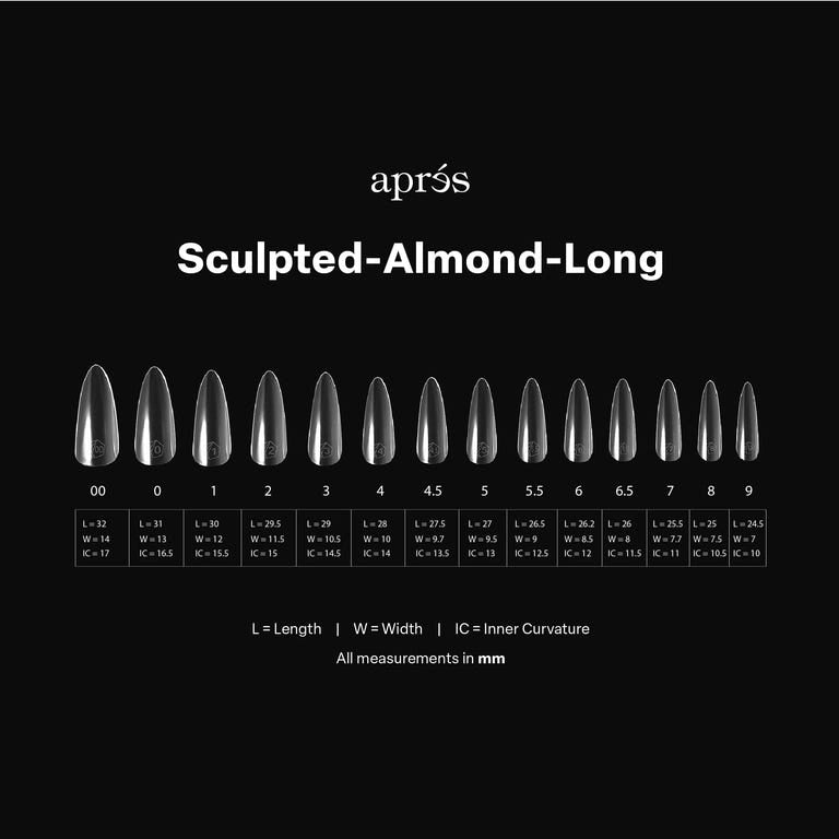 GEL-X® Sculpted Almond Long Box of Tips - Mini (280pcs)