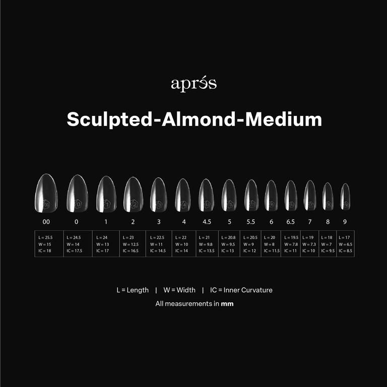 GEL-X® Sculpted Almond Medium Box of Tips - Mini (280pcs)