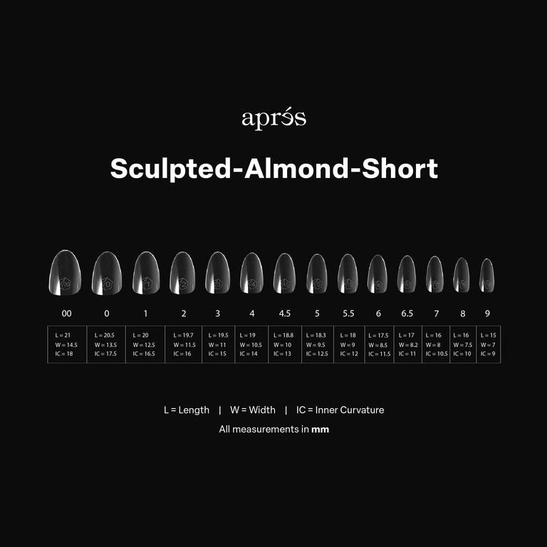 GEL-X® Sculpted Almond Short Box of Tips - Mini (280pcs)