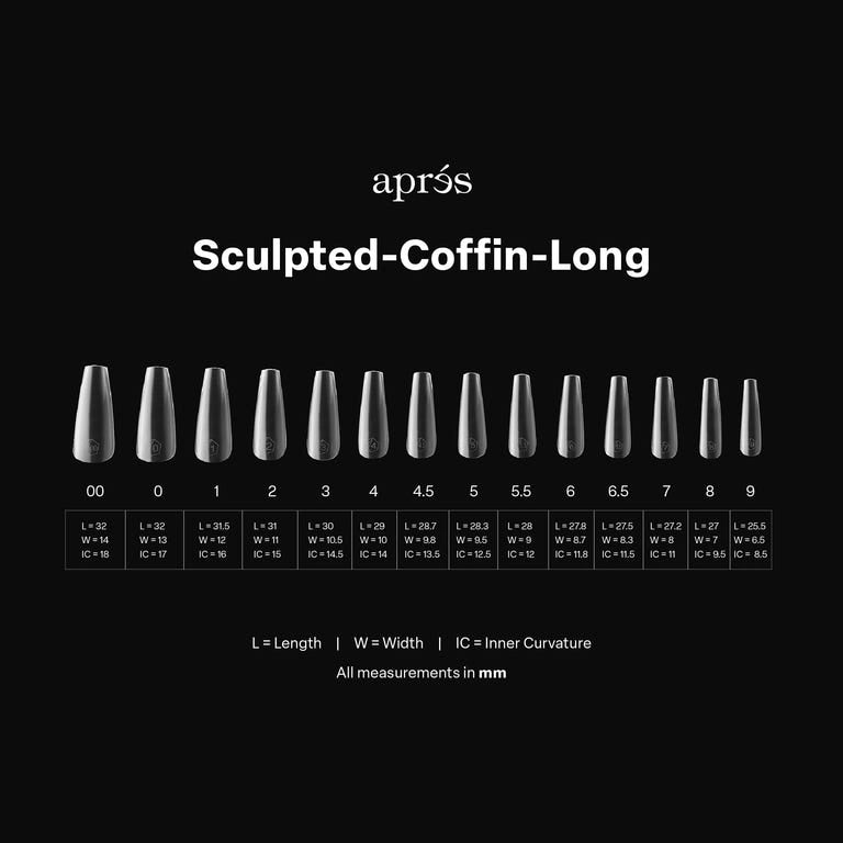GEL-X® Sculpted Coffin Long Box of Tips - Mini (280pcs)