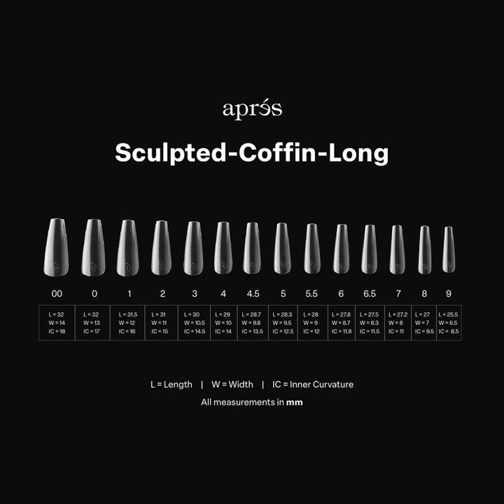 GEL-X® Sculpted Coffin Long Box of Tips - Mini (280pcs)