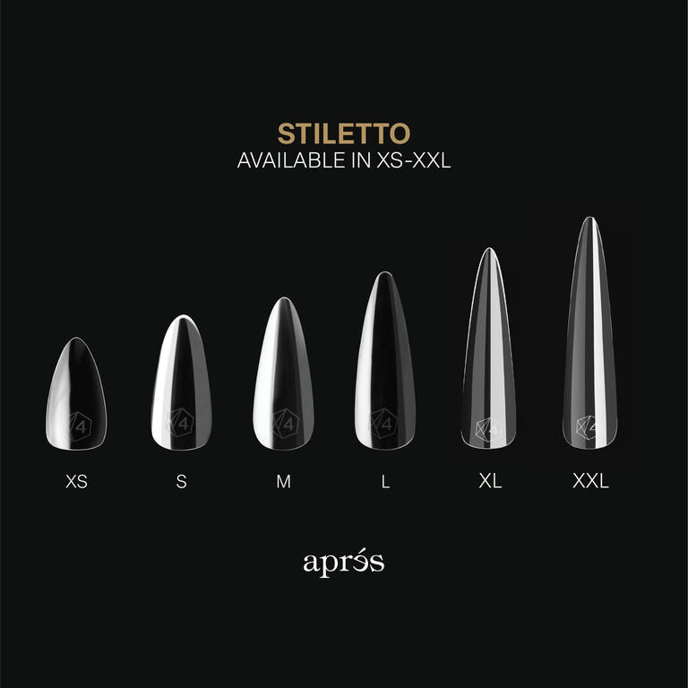 GEL-X® Sculpted Stiletto Extra Long Box of Tips - Mini (210pcs)