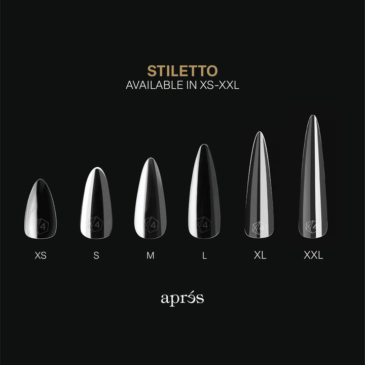 GEL-X® Sculpted Stiletto Extra Long Box of Tips - Mini (210pcs)
