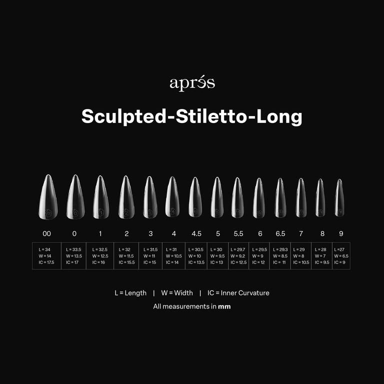 GEL-X® Sculpted Stiletto Long Box of Tips - Mini (280pcs)
