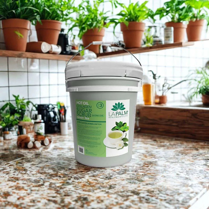 Thùng Tẩy tế bào chết đường dầu nóng (5 gal)