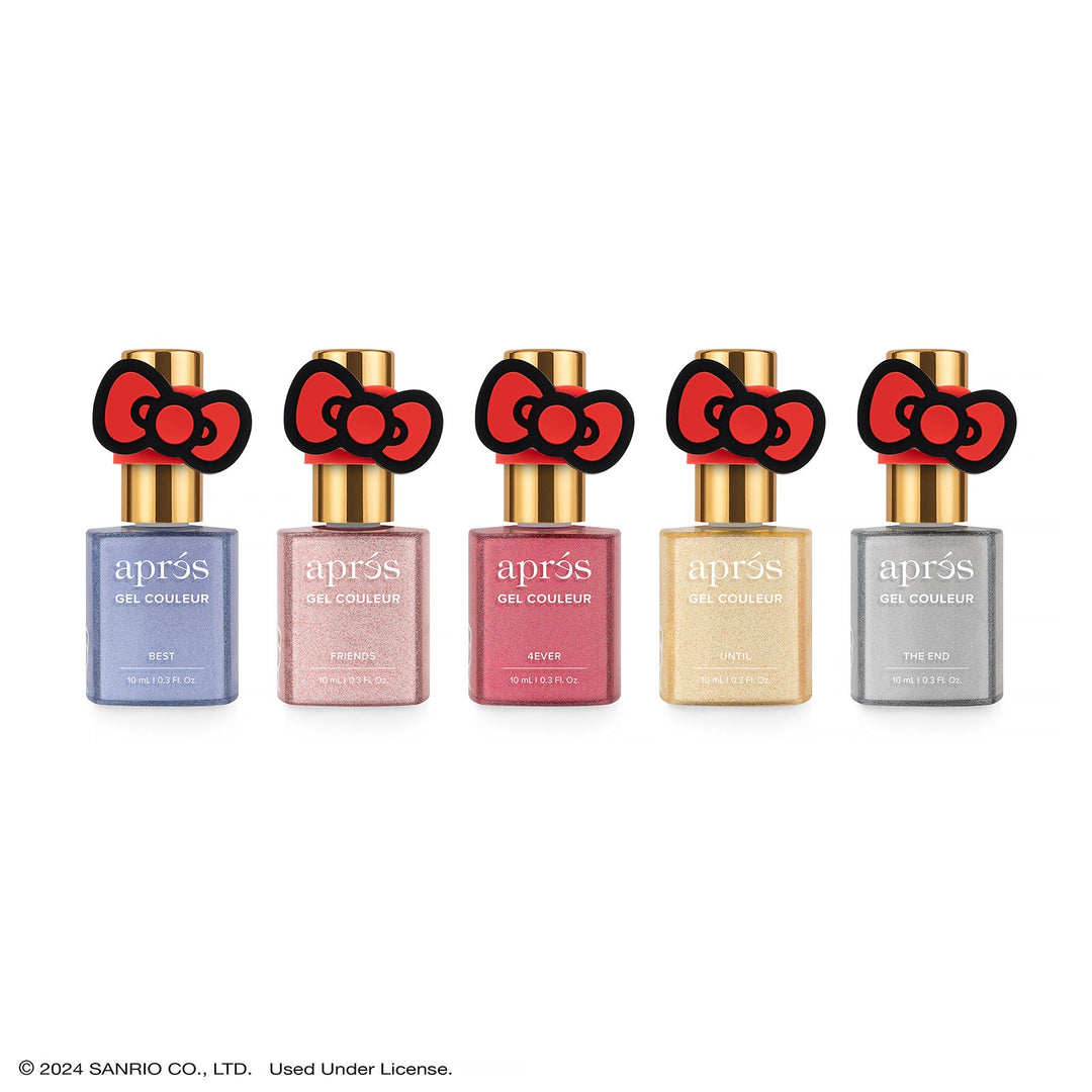 Aprés Hello Kitty® Best Friends Flash Gel Sơn Màu Lấp Lánh (Bộ 5)-10ml