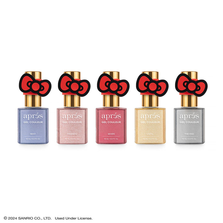 Aprés Hello Kitty® Best Friends Flash Gel Sơn Màu Lấp Lánh (Bộ 5)-10ml