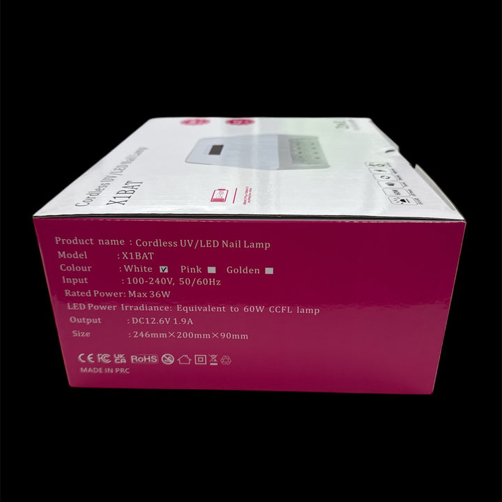 X1 Bat Cordless UV/LED Nail Lamp