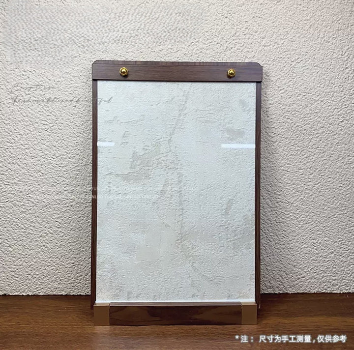 Wooden Nail Color Display Board With Stand