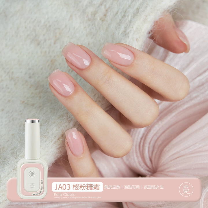 JING 5 in 1 Gel Polish Bottle 12ml (JA 01- 18) 轻色胶5合1系列