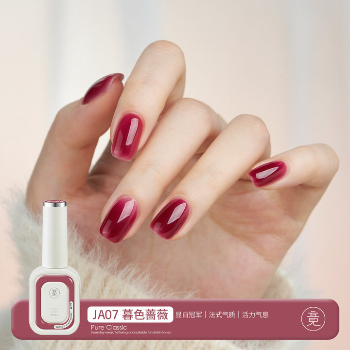 JING 5 in 1 Gel Polish Bottle 12ml (JA 01- 18) 轻色胶5合1系列
