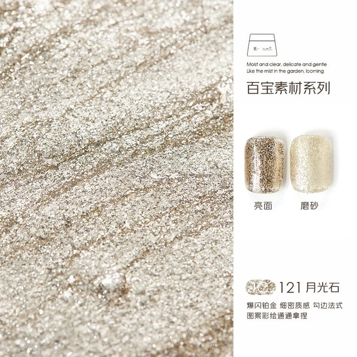 Hộp đựng nguyên liệu trang trí móng tay JING 5g (Bách Bảo Tố Tài)