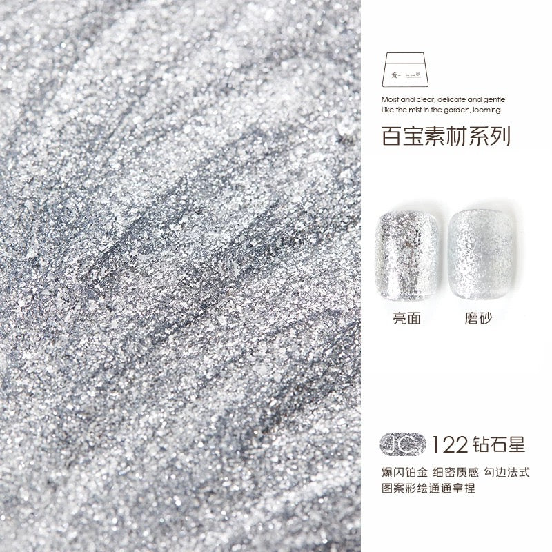 Hộp đựng nguyên liệu trang trí móng tay JING 5g (Bách Bảo Tố Tài)