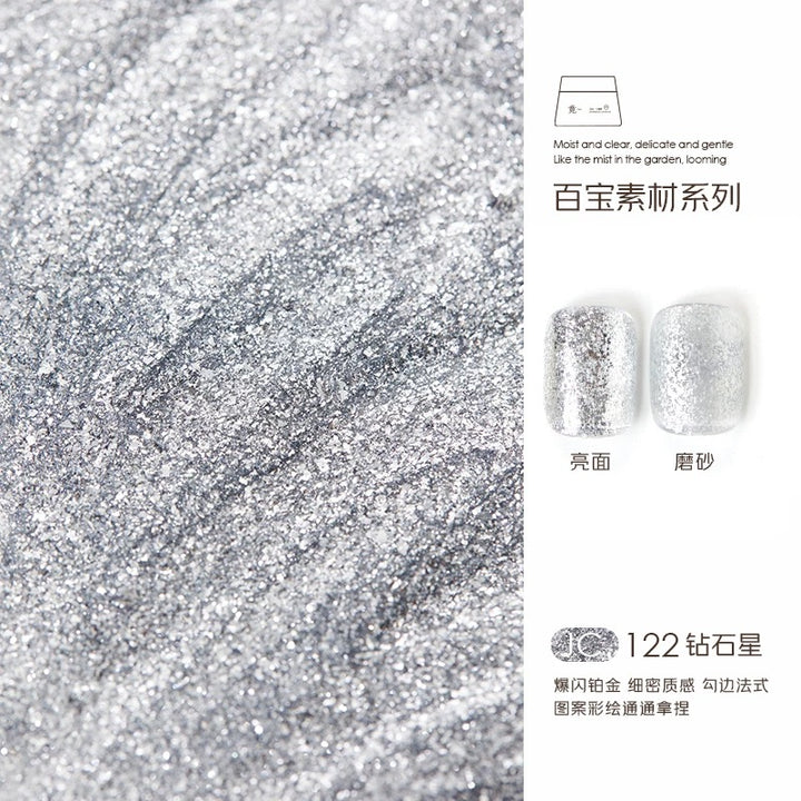 Hộp đựng nguyên liệu trang trí móng tay JING 5g (Bách Bảo Tố Tài)