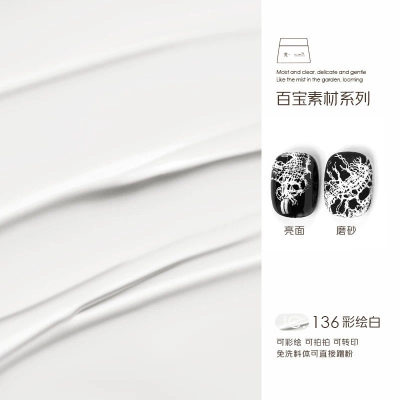 Hộp đựng nguyên liệu trang trí móng tay JING 5g (Bách Bảo Tố Tài)