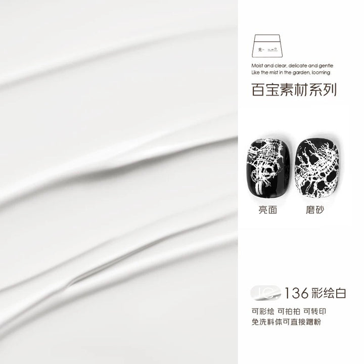 Hộp đựng nguyên liệu trang trí móng tay JING 5g (Bách Bảo Tố Tài)