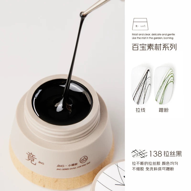 Hộp đựng nguyên liệu trang trí móng tay JING 5g (Bách Bảo Tố Tài)