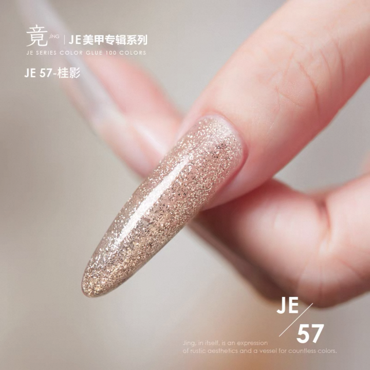 JING Sơn Gel Móng Tay Chai 16ml (JE41-60) Dòng Sợi Lá Rừng