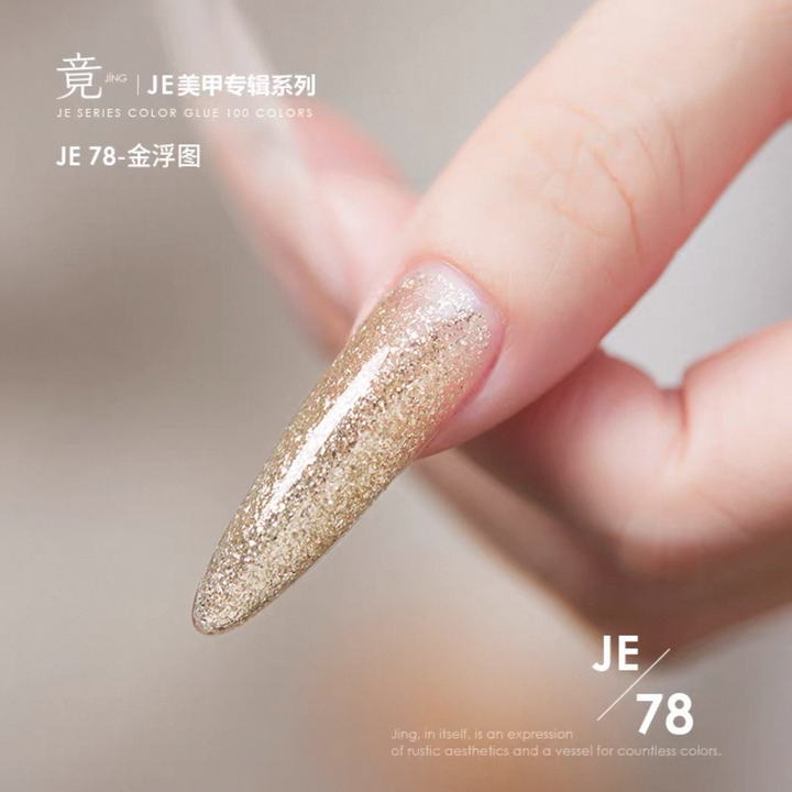 Chai Sơn Gel Móng Tay JING 16ml (JE61-80) Dòng Lăng Lô