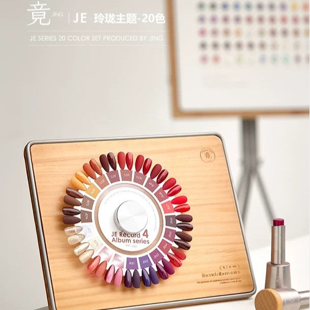 Chai Sơn Gel Móng Tay JING 16ml (JE61-80) Dòng Lăng Lô