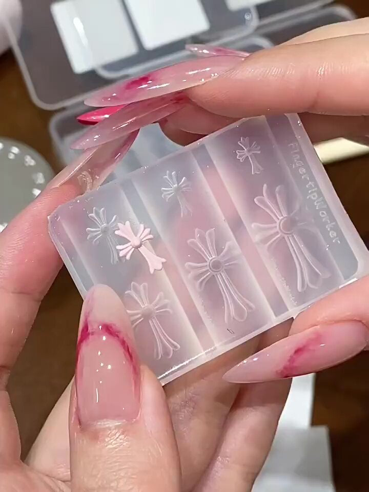 Kaniu Nail Art Charm Mold -  Cross (猪猪正版）