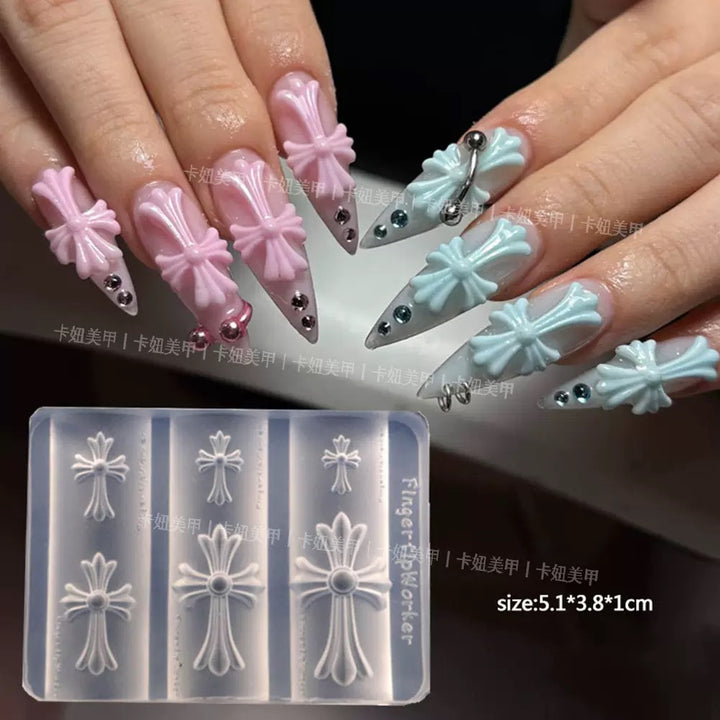 Kaniu Nail Art Charm Mold -  Cross