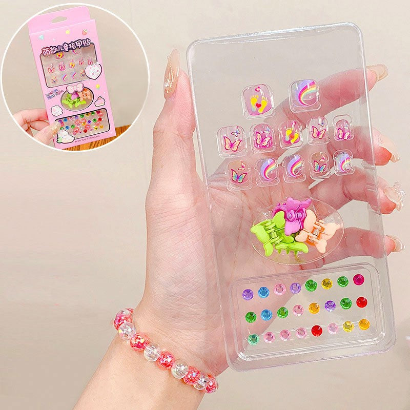 Kid Press On Nail DIY Kit - H
