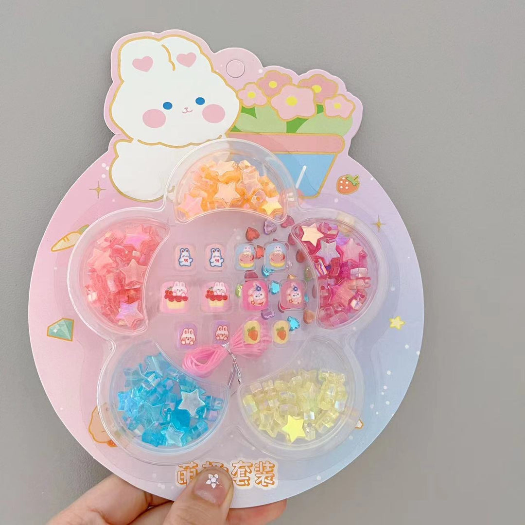 Kid Press On Nail Tips Kit - A